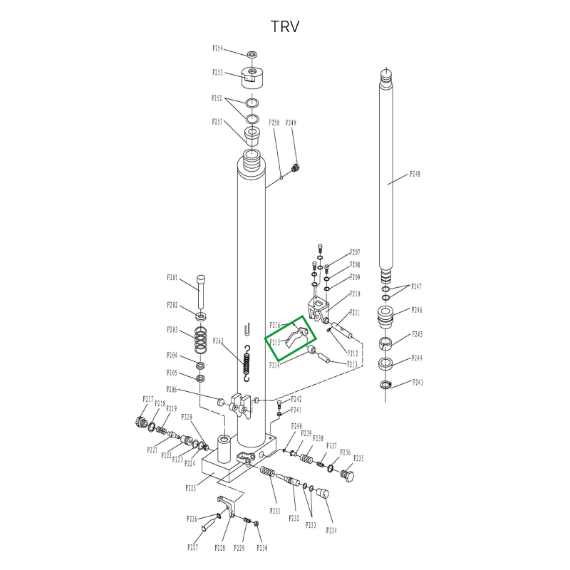 Педаль подъема для TRV
