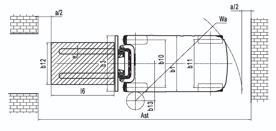 Электропогрузчик трехопорный EP FB10T